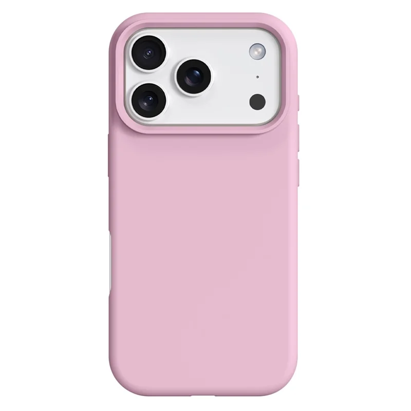 For iPhone 17 Pro Max Case Compatible with MagSafe Liquid Silicone + PC Phone Cover - Pink
