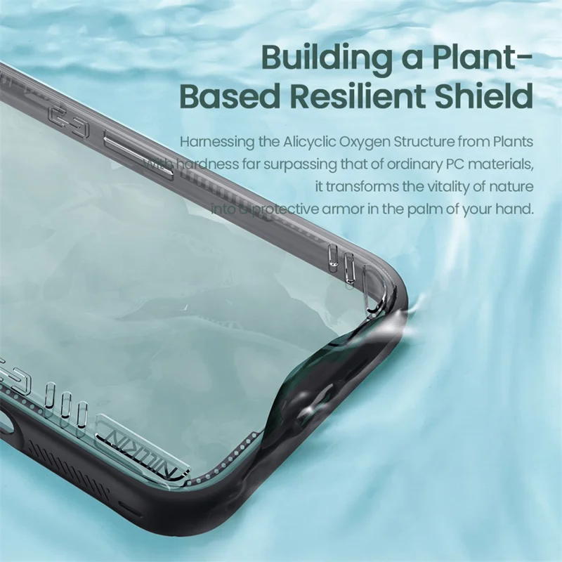 Funda NILLKIN Iceblade Prop para iPhone 17 Pro Max con Tapa de Lente Transparente y Soporte Plegable, Carcasa Híbrida de PC y TPU