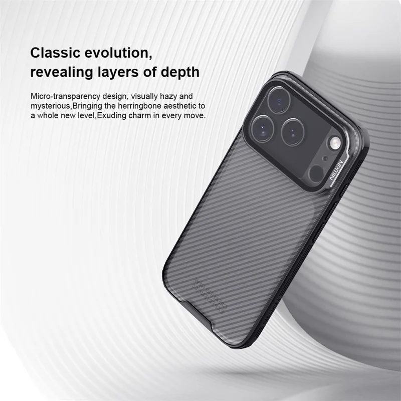 Capa NILLKIN CamShield Prop Series para iPhone 17 Pro com Tampa de Lente Transparente em TPU e PC