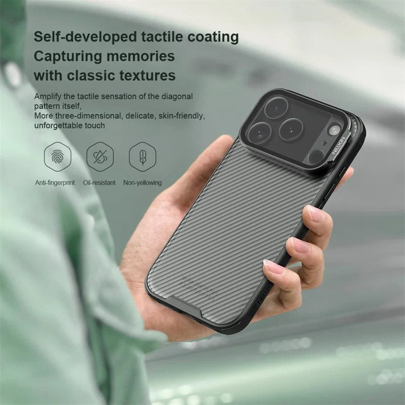 Capa NILLKIN CamShield Prop Series para iPhone 17 Pro com Tampa de Lente Transparente em TPU e PC