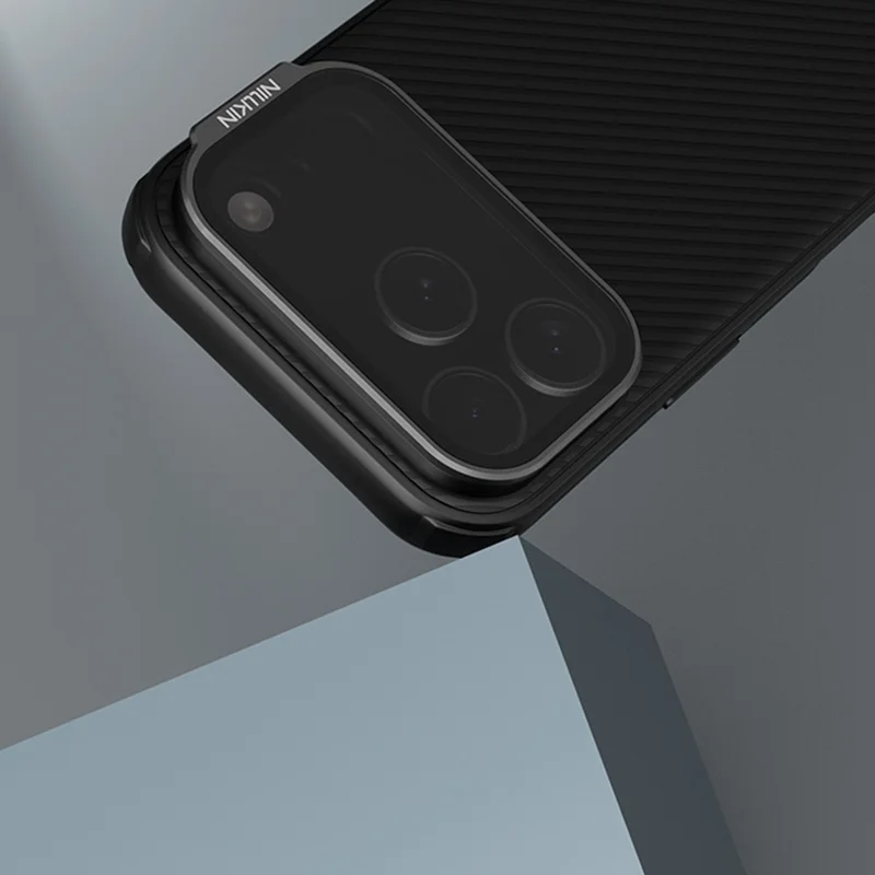 NILLKIN Camshield Prop Series for iPhone 17 Pro Case Clear Black Lens Lid PC TPU Phone Back Cover
