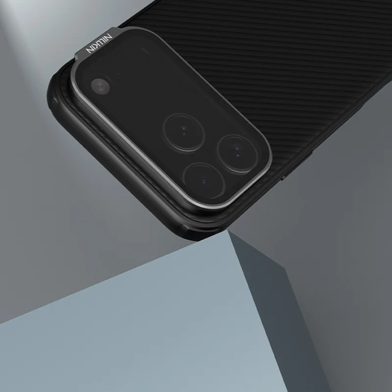 NILLKIN Camshield Prop Series para Capa de iPhone 17 Pro Max Transparente Preto Tampa da Lente PC TPU Capa Traseira do Telefone