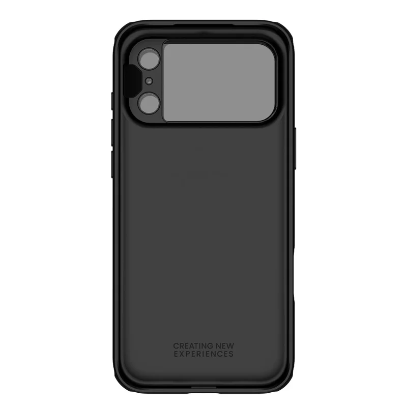 NILLKIN Camshield Prop Series para Capa de iPhone 17 Pro Max Transparente Preto Tampa da Lente PC TPU Capa Traseira do Telefone