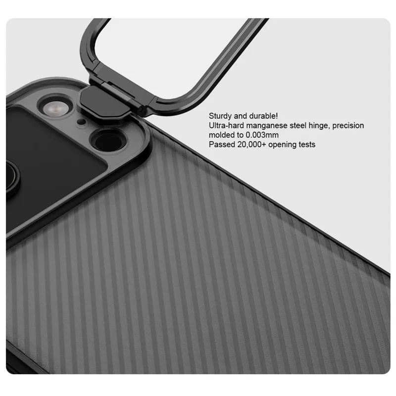 Étui NILLKIN CamShield Prop Série pour iPhone 17 Pro Max avec couvercle de lentille transparent en TPU et PC