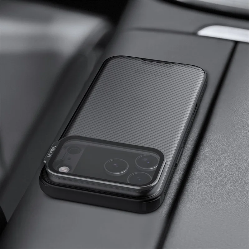 Étui NILLKIN CamShield Prop Série pour iPhone 17 Pro Max avec couvercle de lentille transparent en TPU et PC