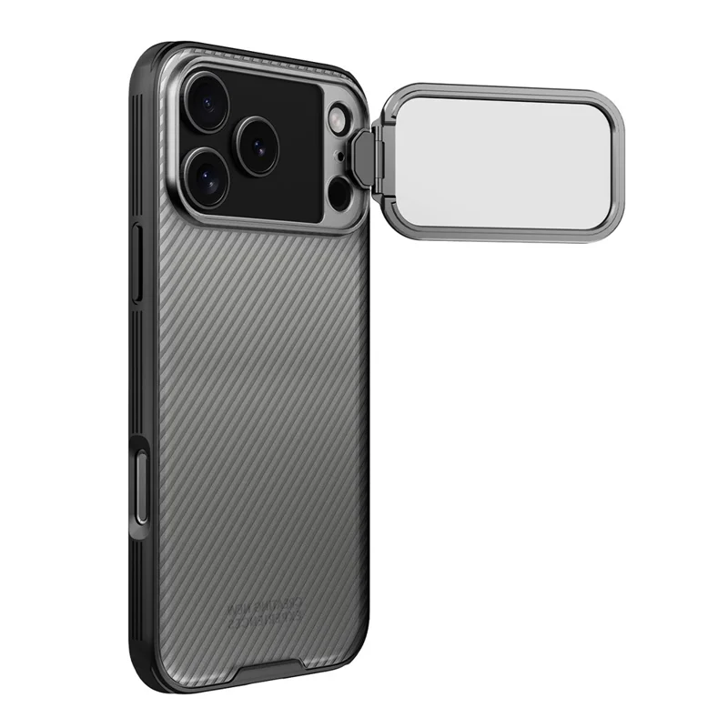 Étui NILLKIN CamShield Prop Série pour iPhone 17 Pro Max avec couvercle de lentille transparent en TPU et PC