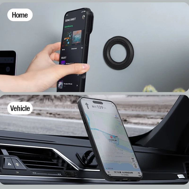 NILLKIN Camshield Prop Magnetic Series for iPhone 17 Pro Max Case Clear Black Lens Lid PC TPU Phone Back Cover