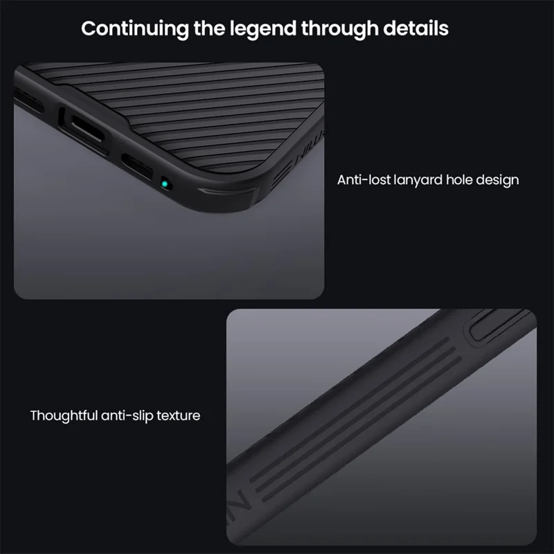 NILLKIN Camshield Pro для iPhone 17 чехол, совместимый с MagSafe, TPU + PC чехол с выдвижной камерой