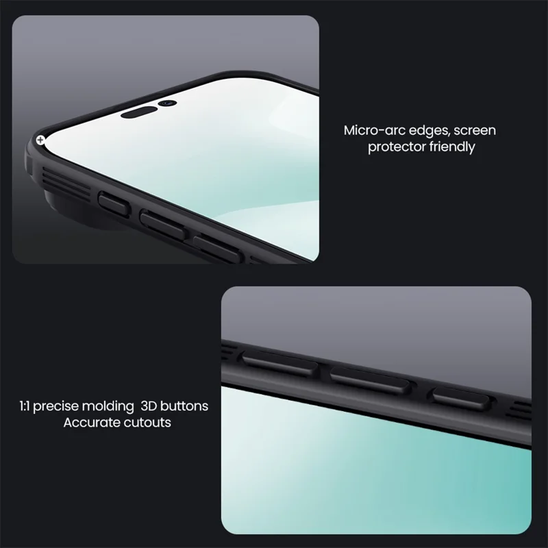 NILLKIN Camshield Pro для iPhone 17 Air Case Совместимый с MagSafe TPU + PC Чехол для телефона со Слайдером Камеры