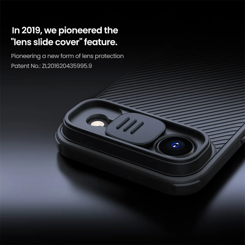 NILLKIN Camshield Pro для iPhone 17 Air Case Совместимый с MagSafe TPU + PC Чехол для телефона со Слайдером Камеры