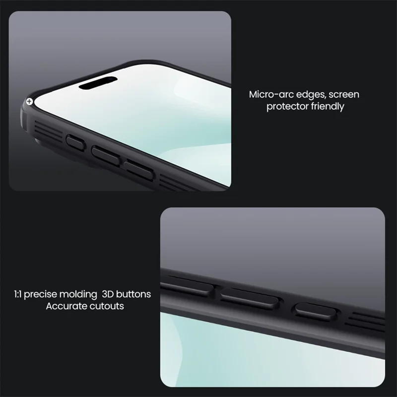 NILLKIN Camshield Pro для iPhone 17 Pro Max Чехол, совместимый с MagSafe, TPU + PC чехол с выдвижной камерой