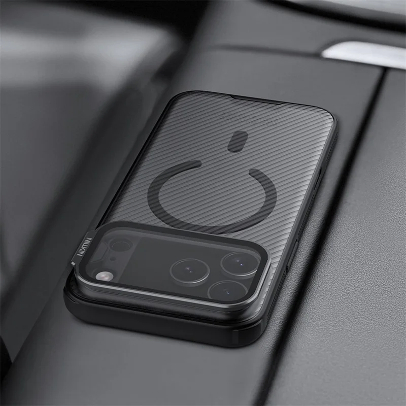 NILLKIN CamShield Prop Magnetic Series For iPhone 17 Pro Max Case TPU PC Phone Cover with Clear Camera Lid