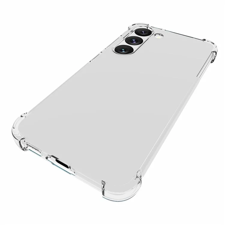 For Samsung Galaxy S23+ TPU Phone Case Drop Protection Mobile Phone Shell Shockprook Anti-scratch Textured HD Clear Cover