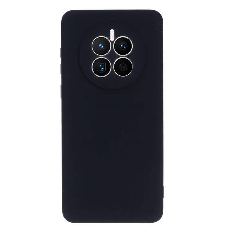 Для Huawei Mate 50 4G Shock-reseact Protection Phone Case Soft Fibre Linting Lint-scarch - Черный
