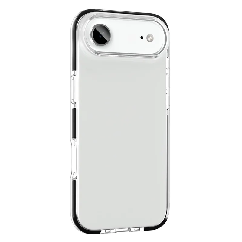 Чехол Air Case для iPhone 17 из TPU+TPE с противоударной защитой - прозрачный черный