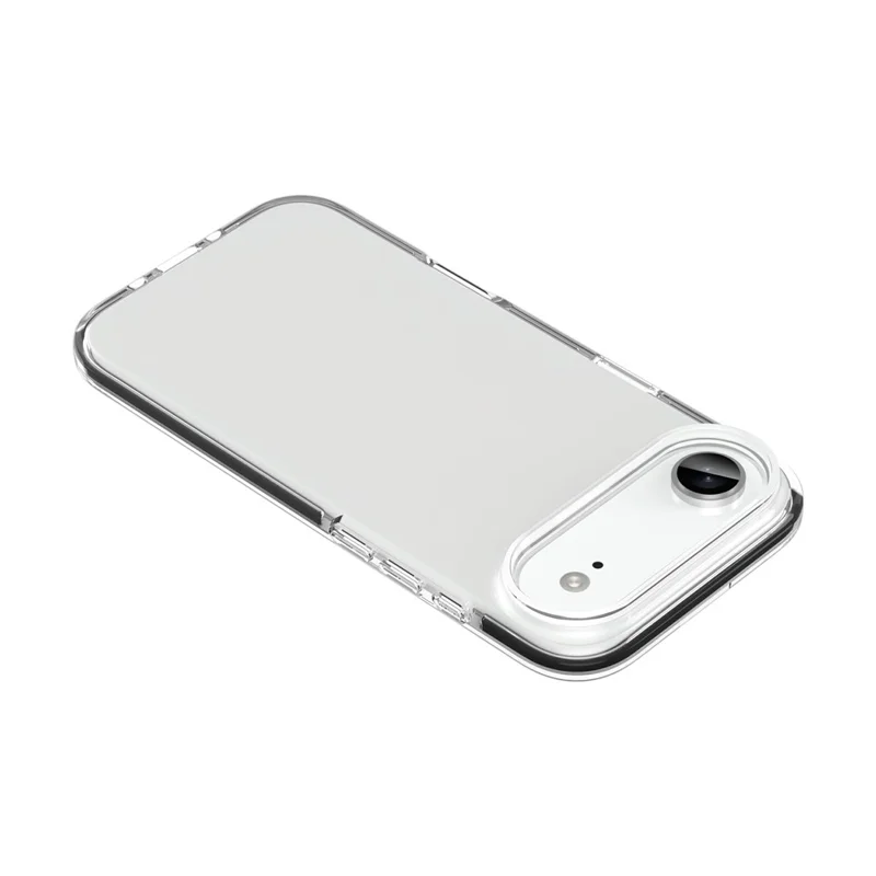 Чехол Air Case для iPhone 17 из TPU+TPE с противоударной защитой - прозрачный черный