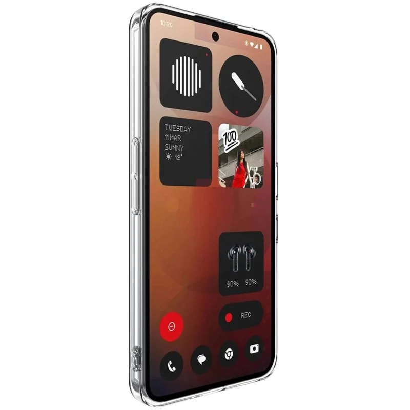 Funda Transparente de TPU IMAK UX-5 Series para Teléfono Nothing (3a) Carcasa Protectora