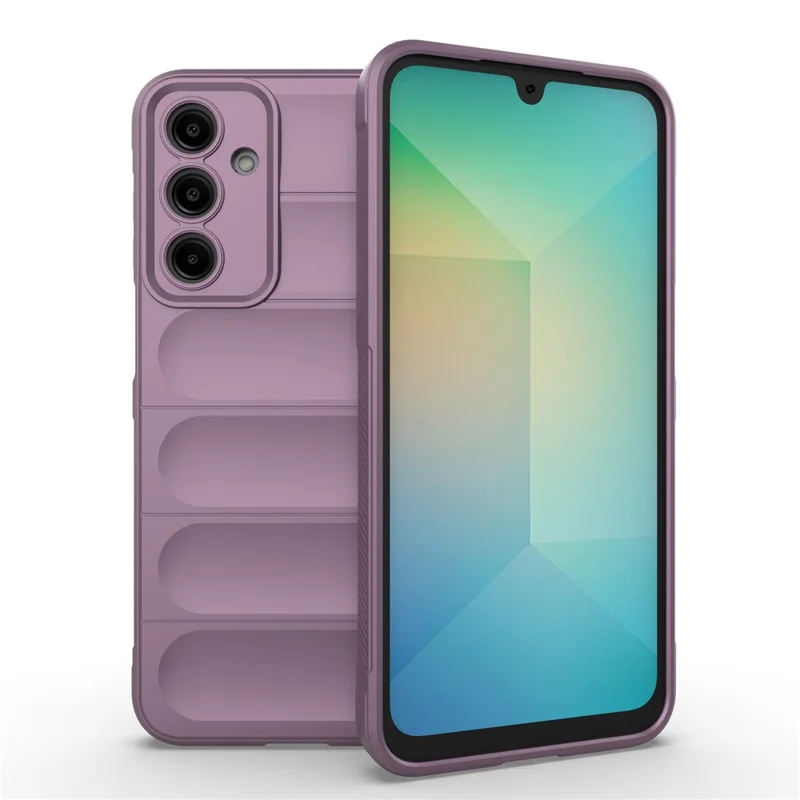 AMORUS For Samsung Galaxy A26 5G Case Shockproof Soft TPU Rugged Phone Back Cover - Light Purple