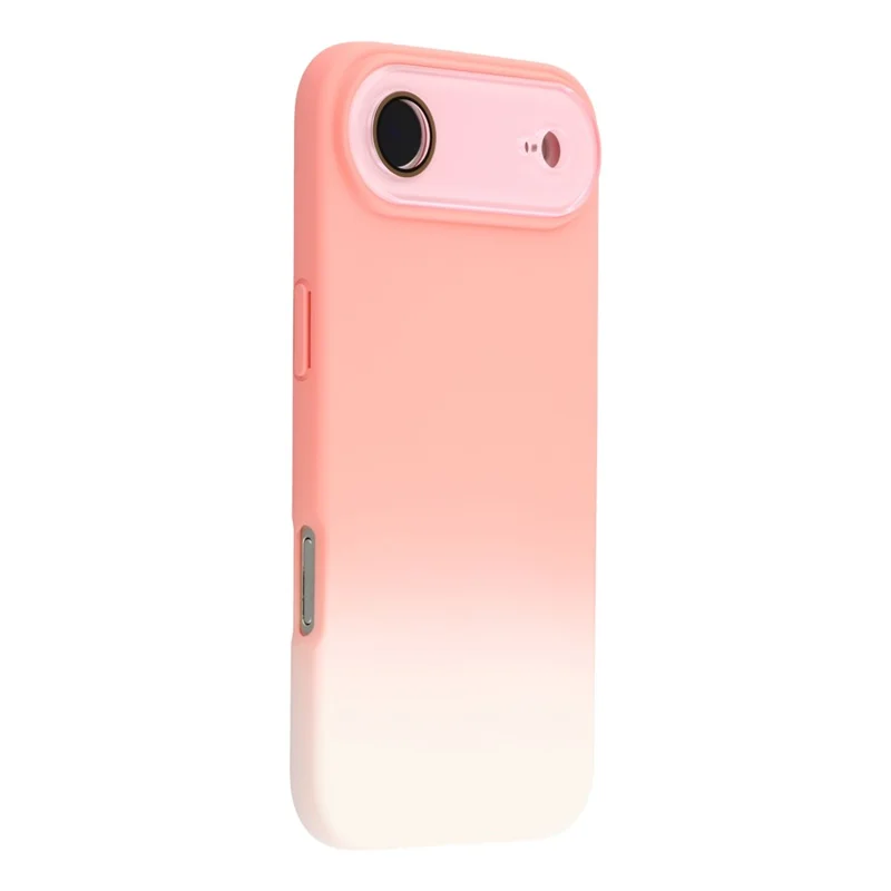 Чехол Air Case для iPhone 17 с двухцветным градиентом из ТПУ + Волоконной подкладкой с защитой объектива - Оранжевый градиент