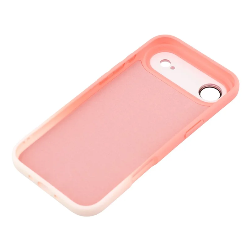 Чехол Air Case для iPhone 17 с двухцветным градиентом из ТПУ + Волоконной подкладкой с защитой объектива - Оранжевый градиент