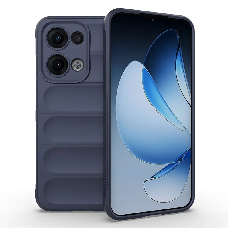 AMORUS Funda Anticaídas de TPU Suave para Oppo Reno13 5G (Global) - Cubierta Trasera Resistente para Teléfono en Azul Oscuro