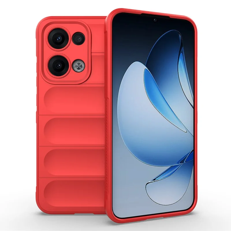 AMORUS для Oppo Reno13 5G (Global) Ударопрочный мягкий ТПУ чехол для смартфона - Красный