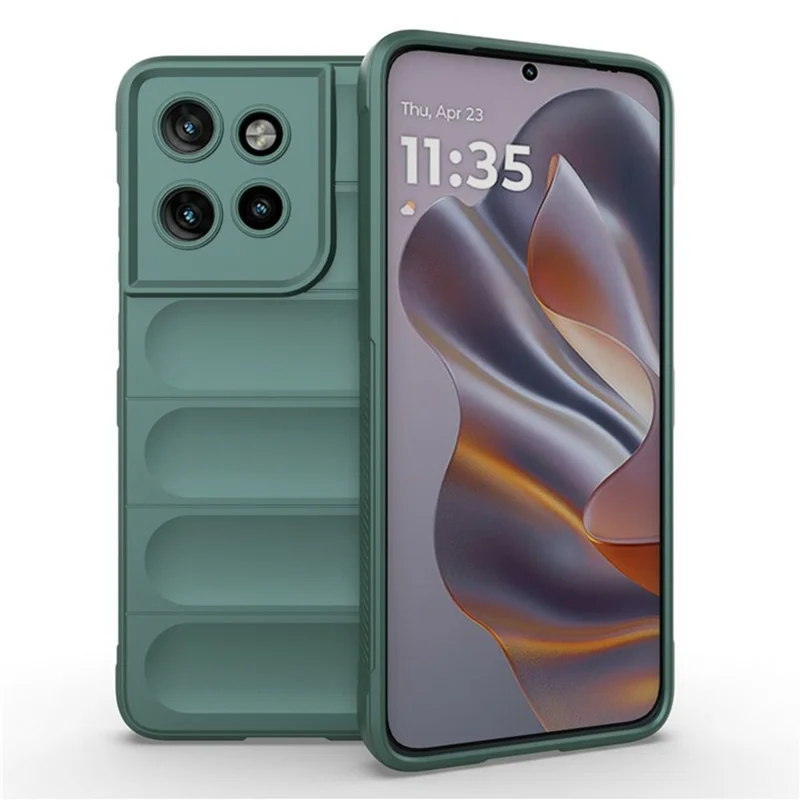 AMORUS Phone Case For Motorola Edge 60 Neo 5G / Edge 50 Neo 5G / Moto S50 5G / ThinkPhone 25 5G Shockproof Soft TPU Rugged Back Cover - Green