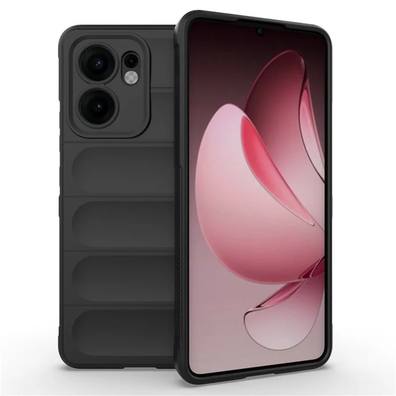 AMORUS Per Oppo Reno13 F 5G Cover Antiurto Morbido in TPU Custodia Protettiva per Cellulare - Nero