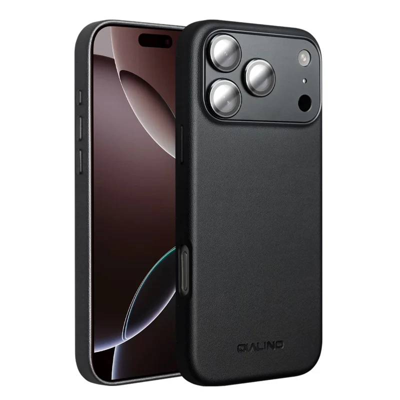 QIALINO Чехол для iPhone 17 Pro из ПК и силикона, совместимый с MagSafe