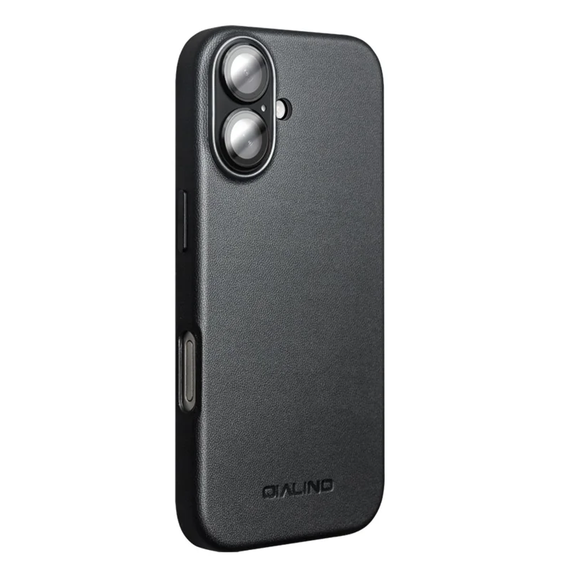 QIALINO For iPhone 17 Case PC+Silicone Phone Cover Compatible with MagSafe