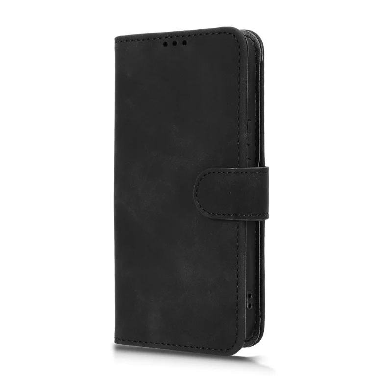 Capa de Couro Para Google Pixel 10 / Pixel 10 Pro com Sensação de Couro, Anti-Queda, Carteira Flip - Preto