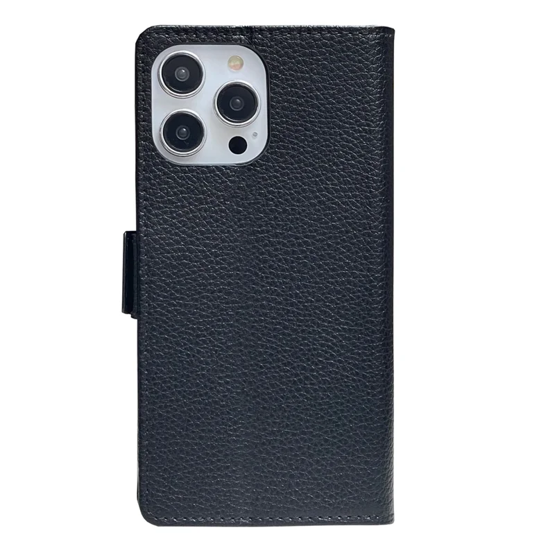 Bulk Purchasing For iPhone 16 Pro Max Wallet Case DIY Heat Transfer Printing Blank Leather Phone Cover with Stand / Litchi Texture