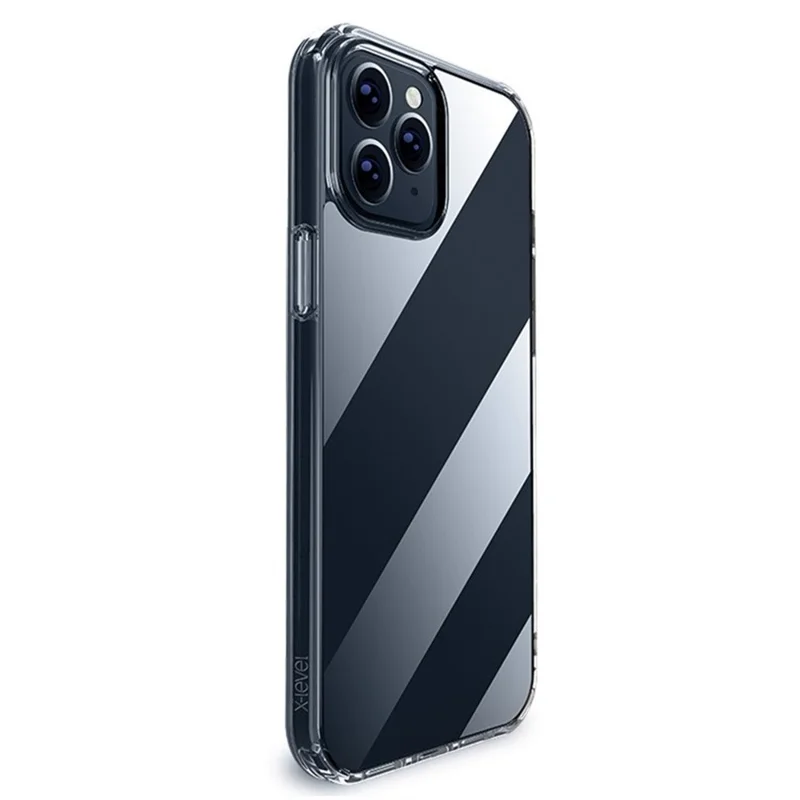 X-LEVEL für iPhone 13 Pro Max Klare Hülle PC + TPU stoßfeste Telefon-Rückabdeckung