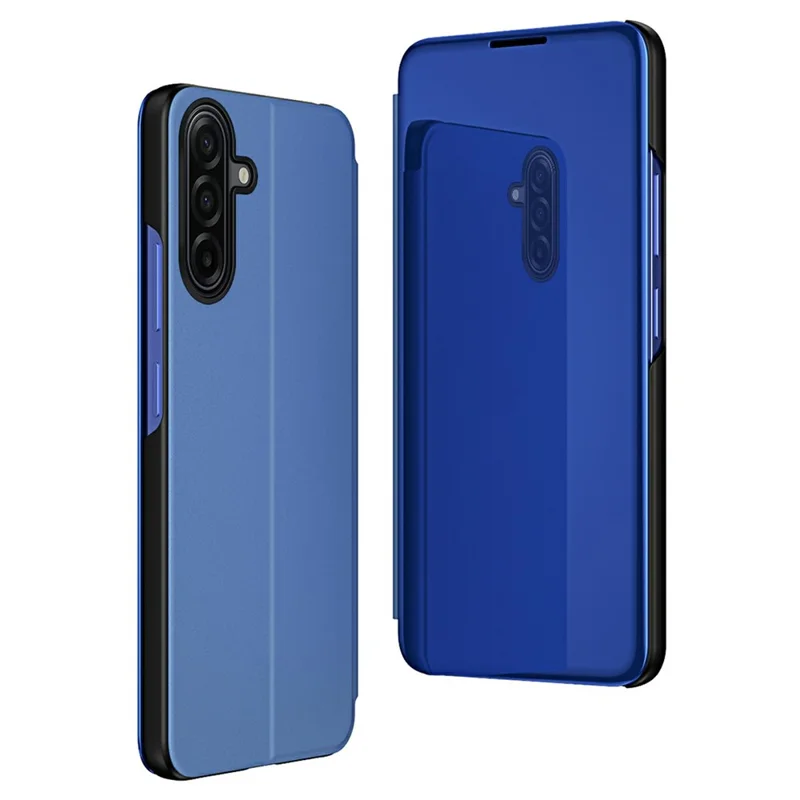 Funda con ventana y soporte para Samsung Galaxy A17 5G - Azul