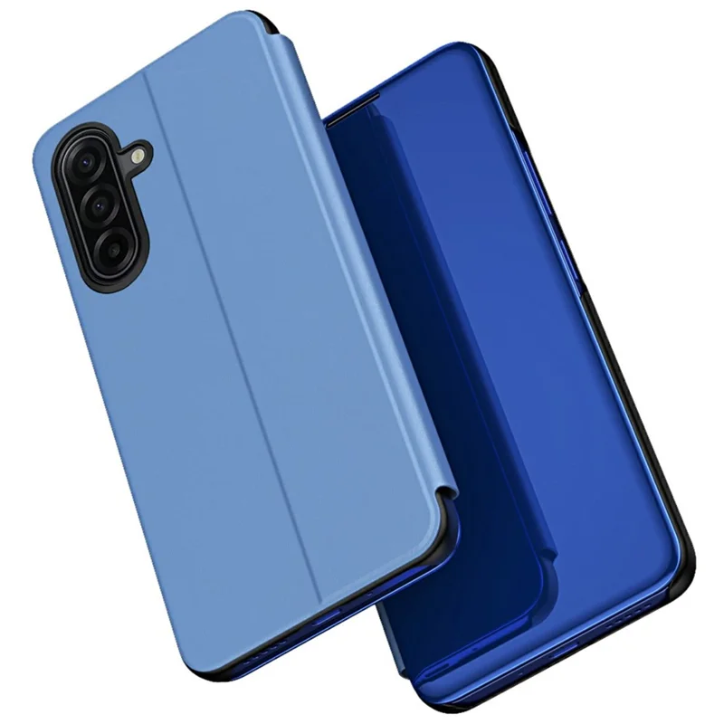 Funda con ventana y soporte para Samsung Galaxy A17 5G - Azul