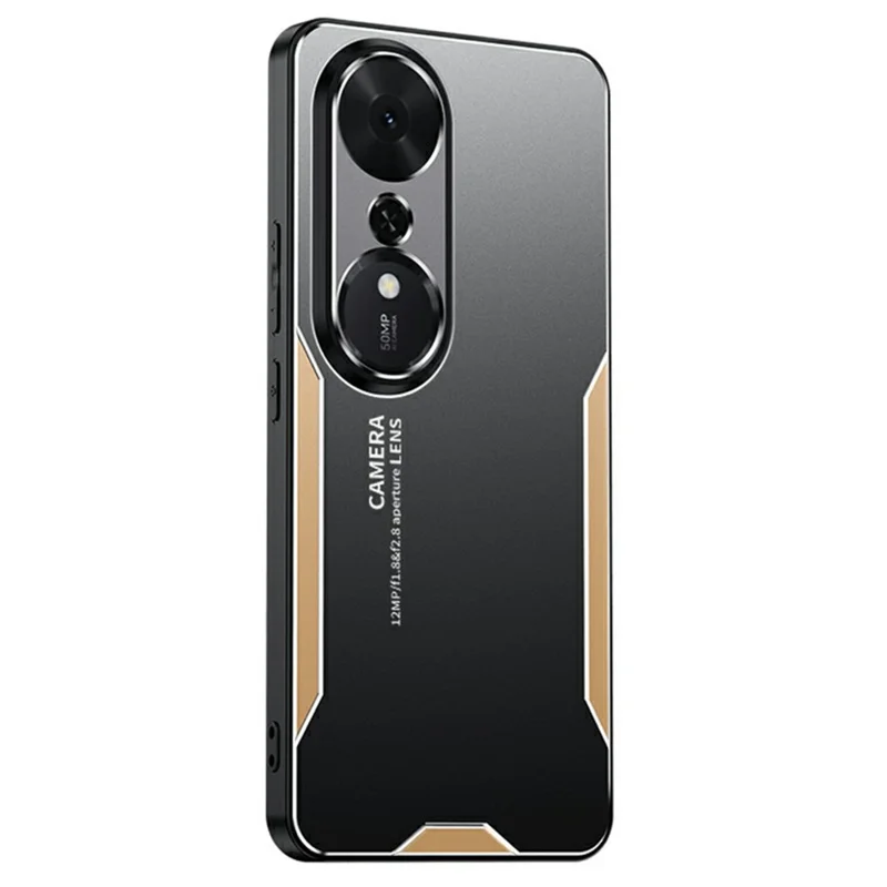 Capa de telefone 5G For Honor Play 70 Plus Liga de alumínio TPU PC - Dourado