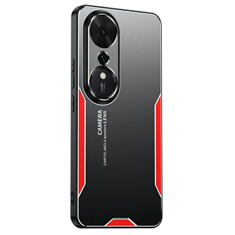 For Honor Play 70 Plus 5G Phone Case Aluminium Alloy TPU PC Back Cover - Red