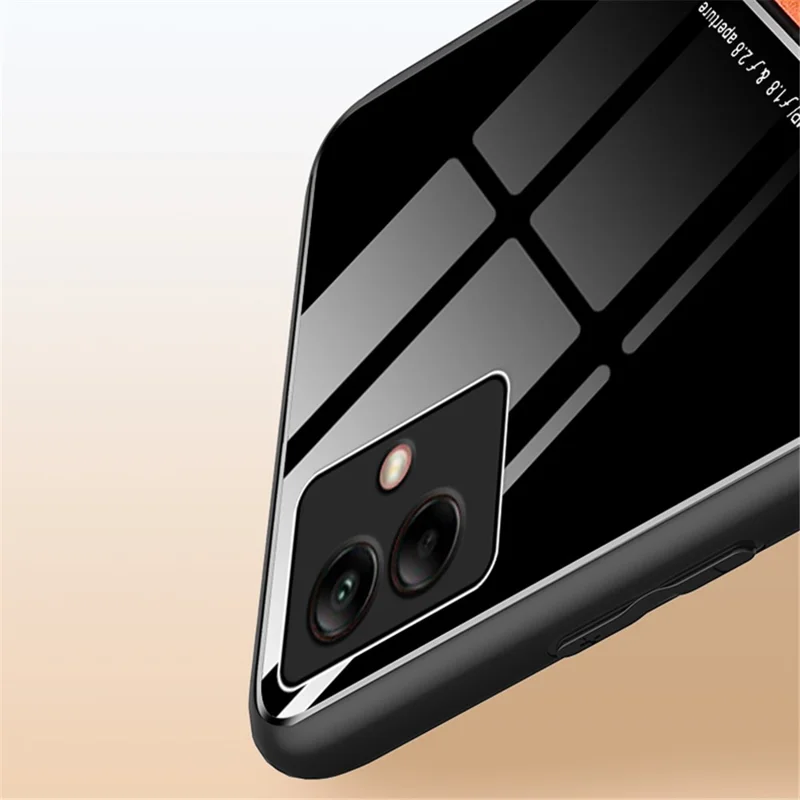 For Samsung Galaxy A04 4G (164.4 x 76.3 x 9.1 mm) Phone Shell, Scratch Resistant TPU + PC + Textured PU Leather Coating Protective Case Phone Cover Support Magnetic Car Mount - Blue