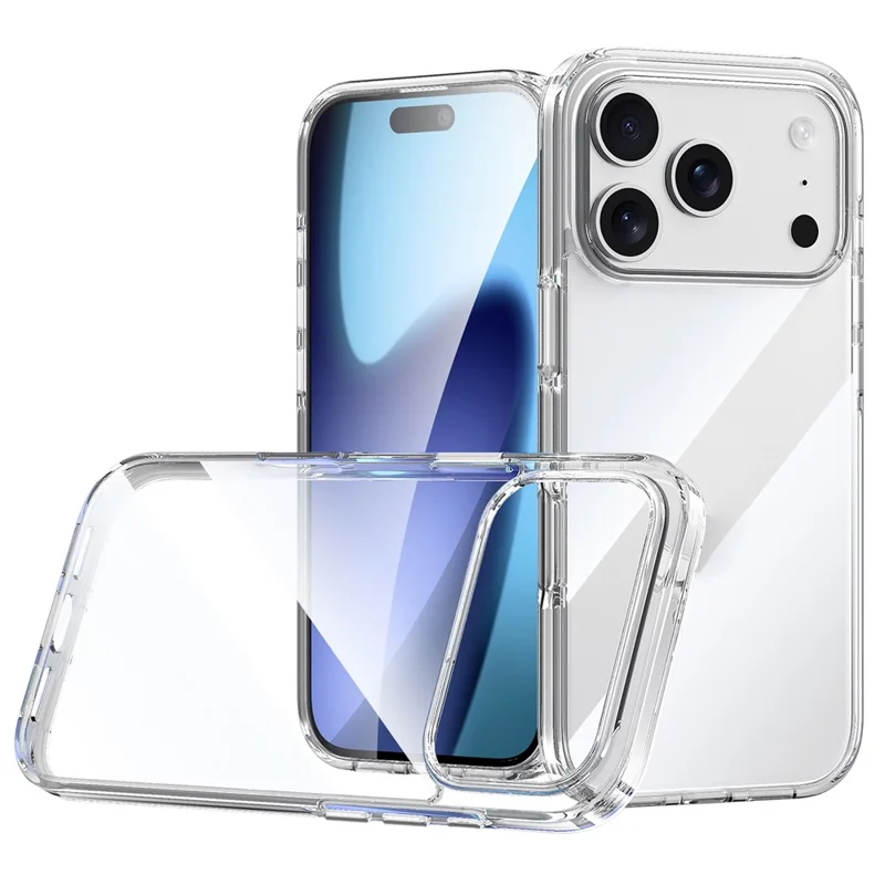 SULADA For iPhone 17 Pro Max Crystal Clear Case TPU + PC Protective Phone Cover