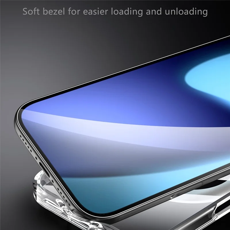 Capa Protetora Transparente SULADA para iPhone 17 em TPU + PC