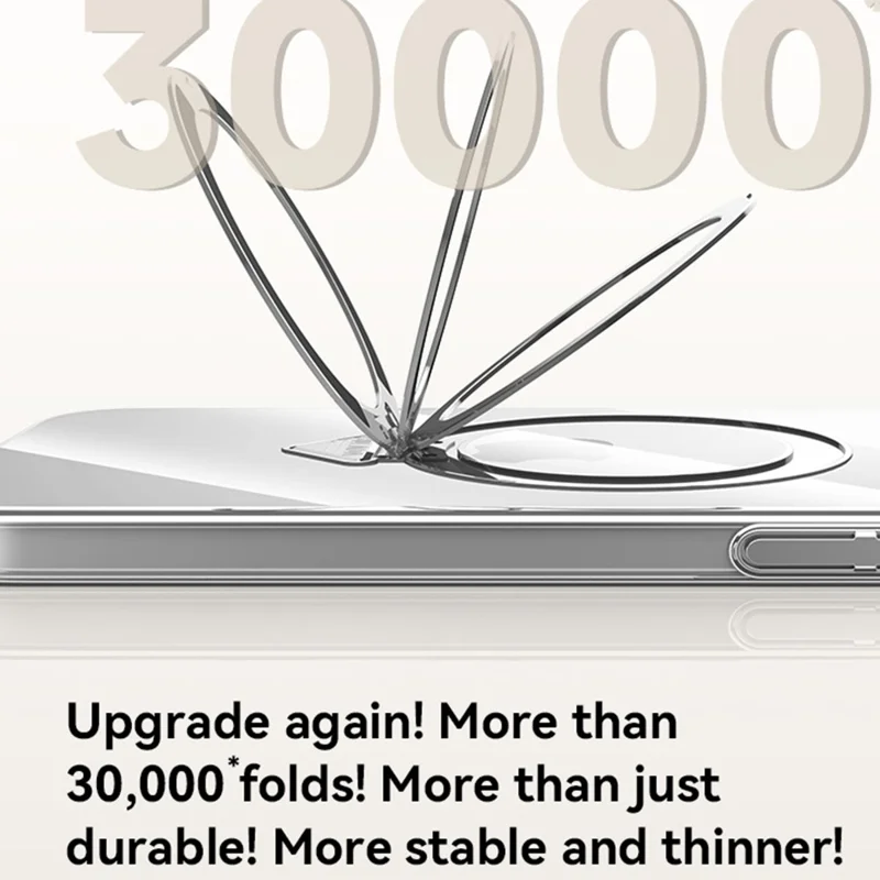 SULADA For iPhone 17 Case Compatible with MagSafe Electroplated Foldable Kickstand Clear PC Phone Cover - Titanium