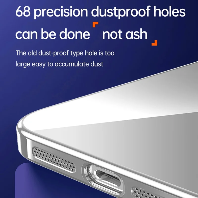 SULADA For iPhone 17 Case Ultra Thin Electroplated TPU Clear Phone Cover - Silver