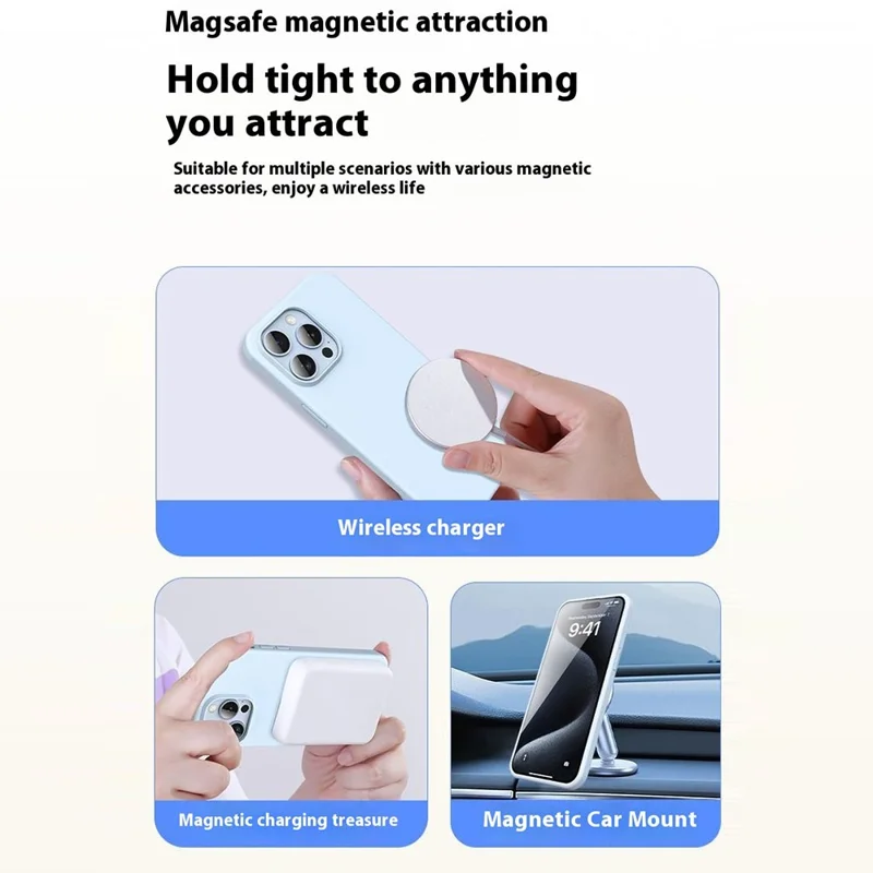 For iPhone 12 Pro Max Case Compatible with MagSafe Ultra Thin Liquid Silicone + PC Phone Cover - Antique White