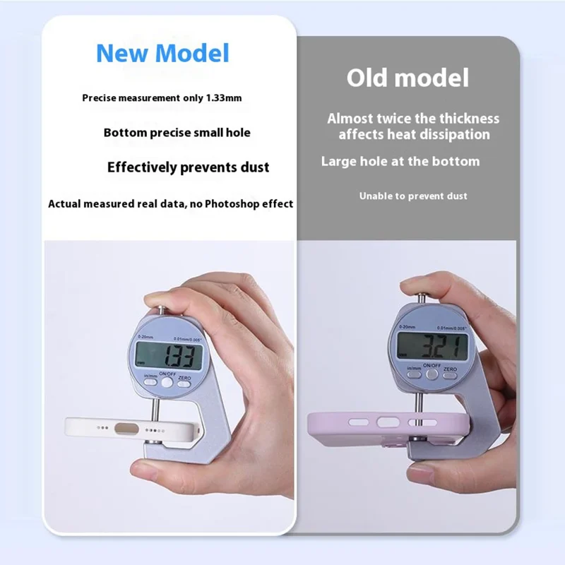 For iPhone 12 Pro Max Case Compatible with MagSafe Ultra Thin Liquid Silicone + PC Phone Cover - Glacier Blue