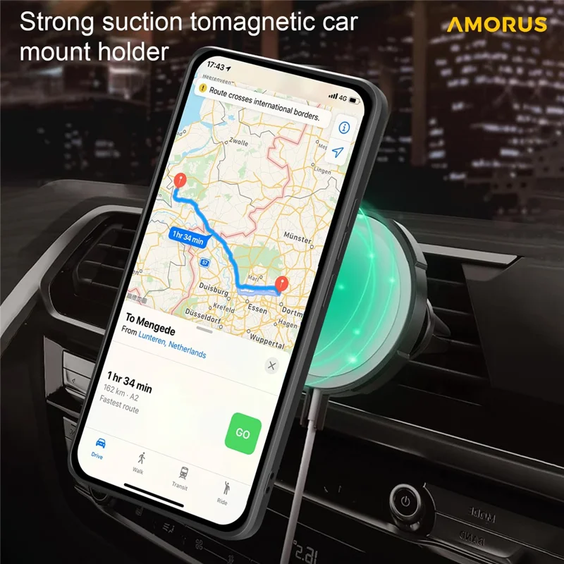AMORUS For Samsung Galaxy S25 Edge Case Kickstand PC + TPU Phone Cover with Camera Lens Slider - Black