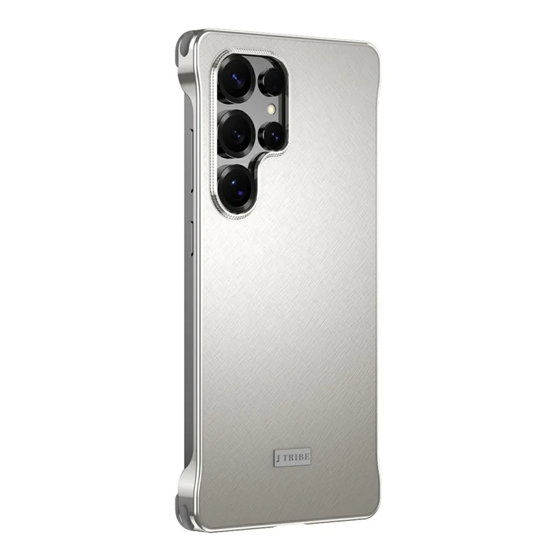 Étui pour Samsung Galaxy S24 Ultra PC + Silicone + Alliage Finition Mate Coque de Téléphone - Titane