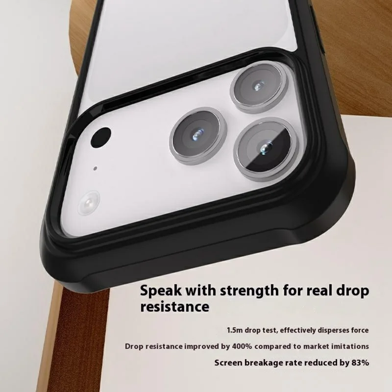 Capa para iPhone 17 Pro Max com Vidro Temperado Dupla-Face + Silicone + TPU - Verde Meia-Noite