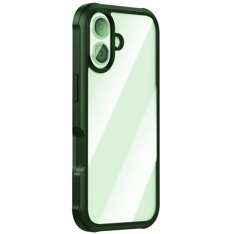 Capa para iPhone 17 com Vidro Temperado Dupla Face + Silicone + TPU - Verde Meia-Noite