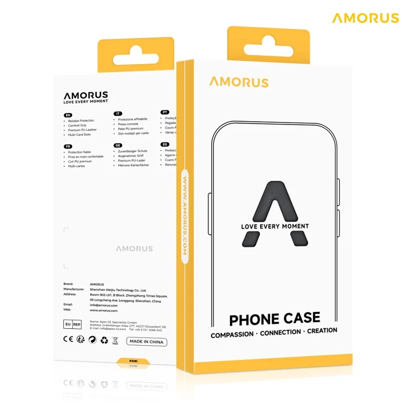 AMORUS For Xiaomi Redmi Note 14 5G Case Kickstand PC + TPU Phone Cover with Camera Lens Slider - Black