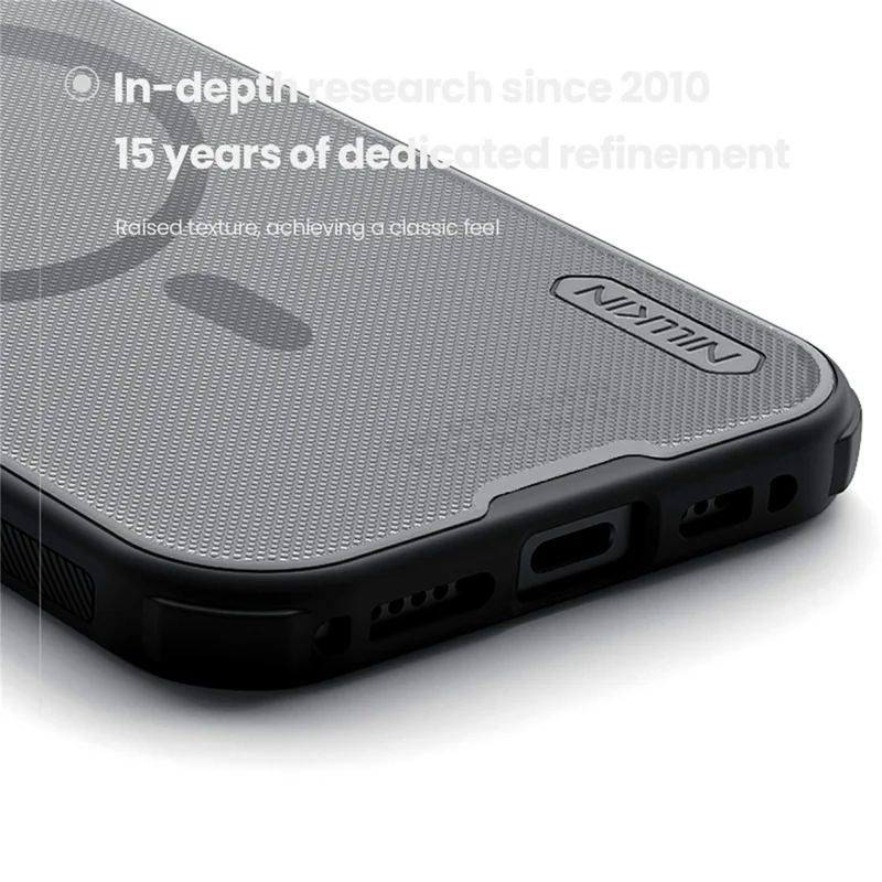 NILLKIN Frosted Shield Pro Funda para iPhone 17 Compatible con MagSafe Funda de teléfono de PC + TPU